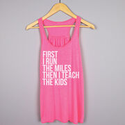 Flowy Racerback Tank Top - Then I Teach The Kids