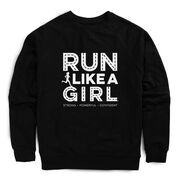 Running Raglan Crew Neck Pullover - Run Like A Girl® Road