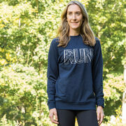 Running Raglan Crew Neck Pullover - Run With Inspiration