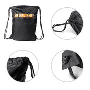 Running Drawstring Backpack - Six Minute Mile
