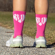 Socrates&reg; Mid-Calf Performance Socks - Love The Run