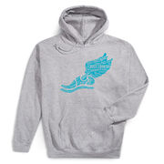 Cross Country Hooded Sweatshirt - Winged Foot Inspirational Words