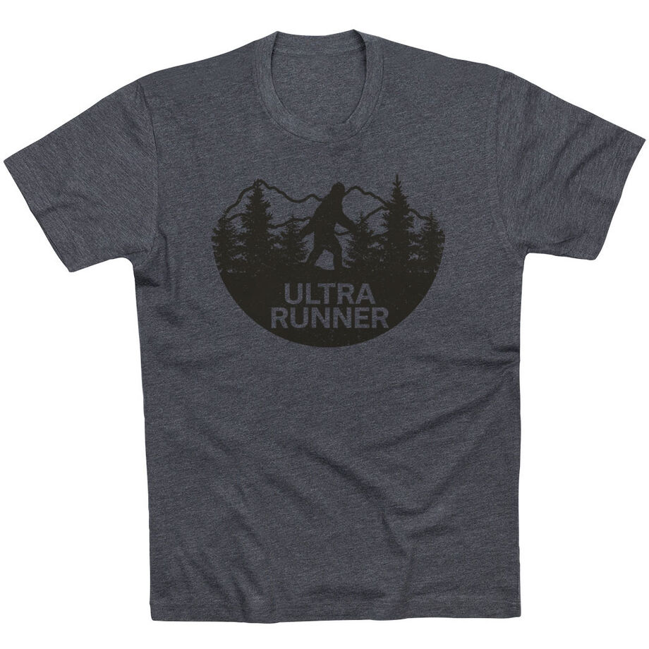 Running Short Sleeve T-Shirt - Ultra Runner Bigfoot