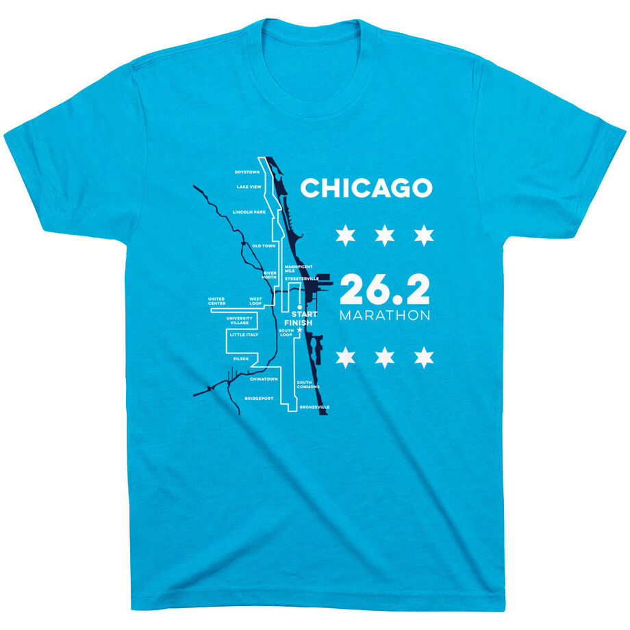 Running Short Sleeve T-Shirt - Chicago Route