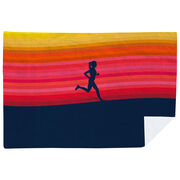Running Premium Blanket - Sunset Runner