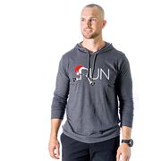 Running Lightweight Hoodie - Let's Run For Christmas