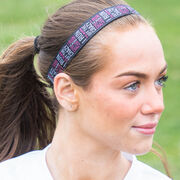 Athletic Juliband Non-Slip Headband - I Run To Burn Off the Crazy