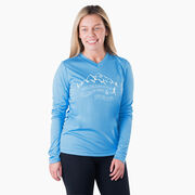 Women's Long Sleeve Tech Tee - Into the Forest I Go