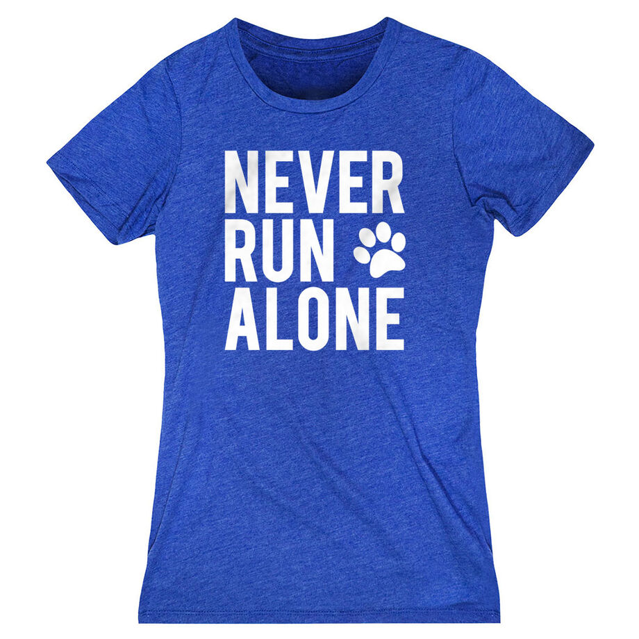 Women's Everyday Runners Tee - Never Run Alone (Bold)