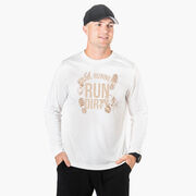 Men's Running Long Sleeve Performance Tee - Run Dirty