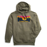 Statement Fleece Hoodie -  Happy Hour