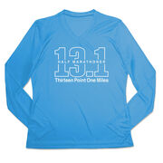 Women's Long Sleeve Tech Tee - Half Marathoner 13.1 Miles