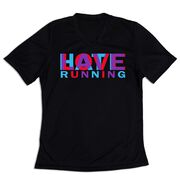 Women's Short Sleeve Tech Tee - Love Hate Running