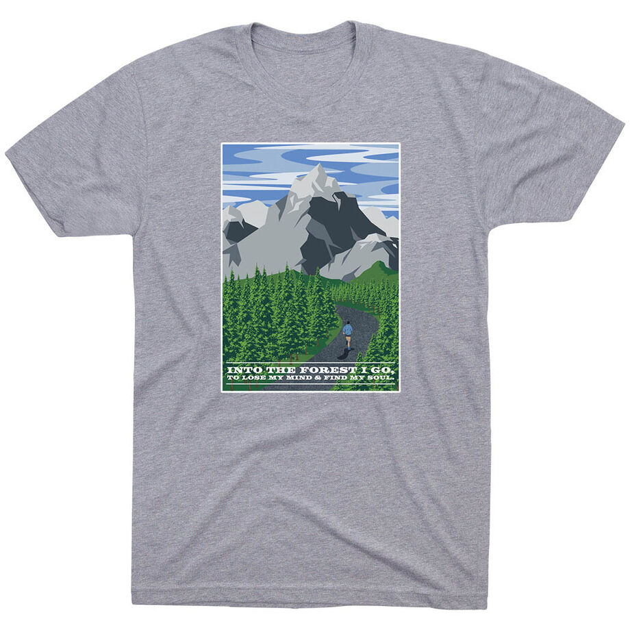 Running Short Sleeve T-Shirt - Into the Forest