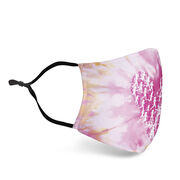 Running Face Mask - Heart with Runners Tie-Dye