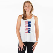 Flowy Racerback Tank Top - Patriotic Run