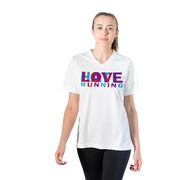 Women's Short Sleeve Tech Tee - Love Hate Running
