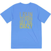 Men's Running Short Sleeve Tech Tee - I Run To Burn Off The Crazy