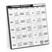 Running Canvas Wall Art - Training Calendar - Dry Erase