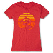 Women's Everyday Runners Tee - Run Trails Sunset