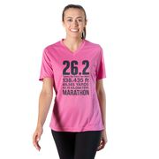 Women's Short Sleeve Tech Tee - 26.2 Math Miles