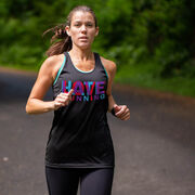 Women's Racerback Performance Tank Top - Love Hate Running