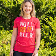 Women's Everyday Runners Tee - Will Run For Beer