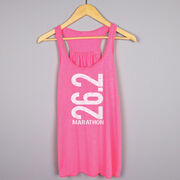 Flowy Racerback Tank Top - 26.2 Marathon Vertical