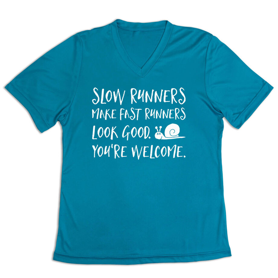 Women's Short Sleeve Tech Tee - Slow Runners