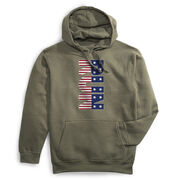 Statement Fleece Hoodie -  Patriotic Run