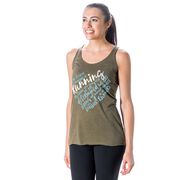 Women's Everyday Tank Top - Live Love Run Heart