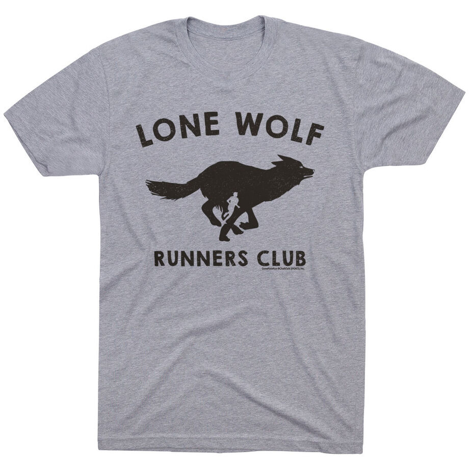 Running Short Sleeve T-Shirt - Run Club Lone Wolf