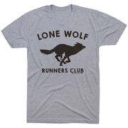 Running Short Sleeve T-Shirt - Run Club Lone Wolf 