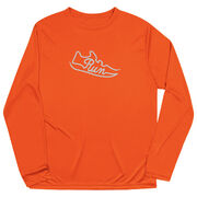 Men's Running Long Sleeve Performance Tee - Run Shoe