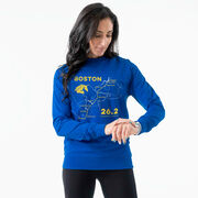 Running Raglan Crew Neck Pullover - Boston Route