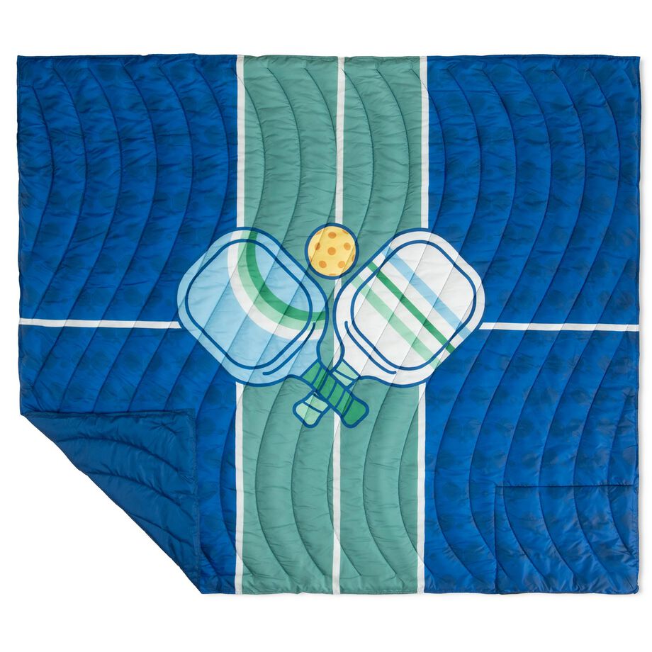 Pickleball Gameday Puffle Blanket - Play Pickleball