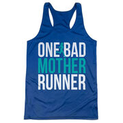 Women's Racerback Performance Tank Top - One Bad Mother Runner (Bold)