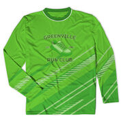 Running Long Sleeve Velocitee T-Shirt - Custom