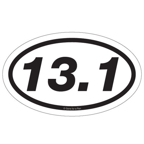 V2 Women/'s Running Shoe Sticker Vinyl Cut Out 13.1 Half Marathon Run Jogging