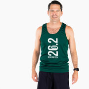 Men's Running Performance Tank Top - New York City 26.2 Vertical