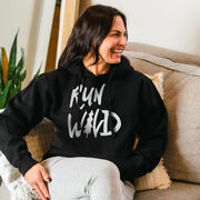 Statement Fleece Hoodie -  Run Wild Sketch