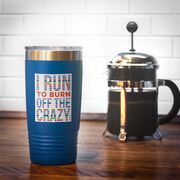 Running Stickers - I Run To Burn Off The Crazy (Set of 2)