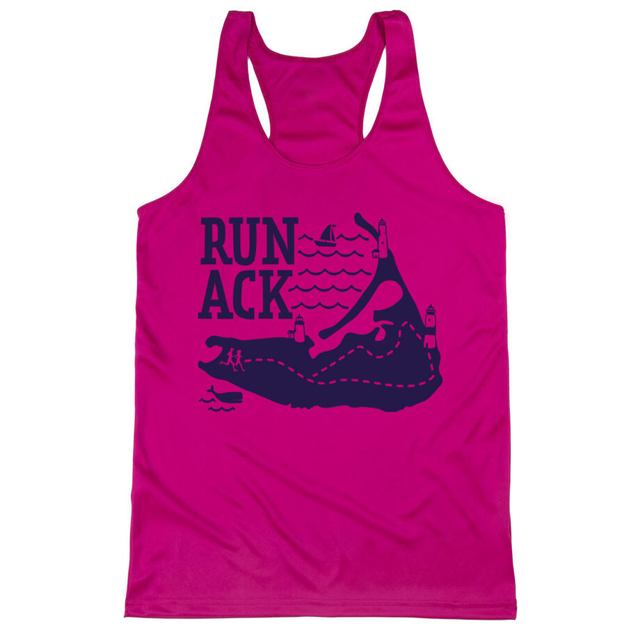 Women's Racerback Performance Tank Top - Run ACK
