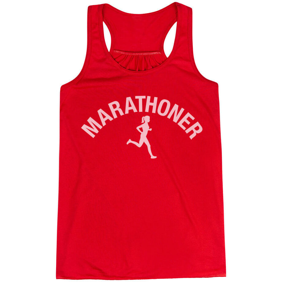 Flowy Racerback Tank Top - Marathoner Girl