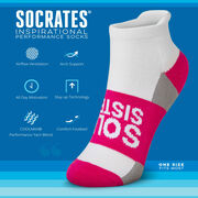 Socrates&reg; Woven Performance Socks Sole Sister (Fuchsia)
