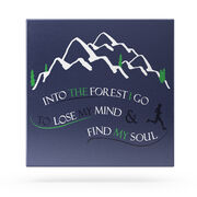 Running Canvas Wall Art - Into the Forest I Go