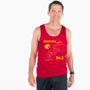 Men's Running Performance Tank Top - Boston Route