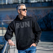 Statement Fleece Hoodie -  Run Lines