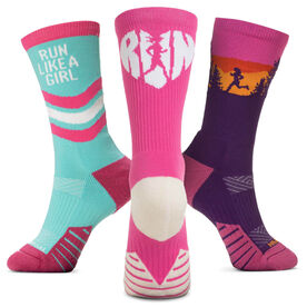 Socrates® Mid-Calf Performance Sock Set - Happy Hour