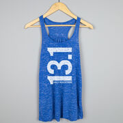Flowy Racerback Tank Top - 13.1 Half Marathon Vertical